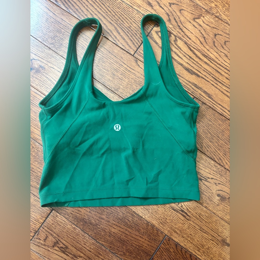 Lululemon align forest green tank . Size 2